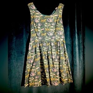 ModCloth Jungle Cats A-line dress